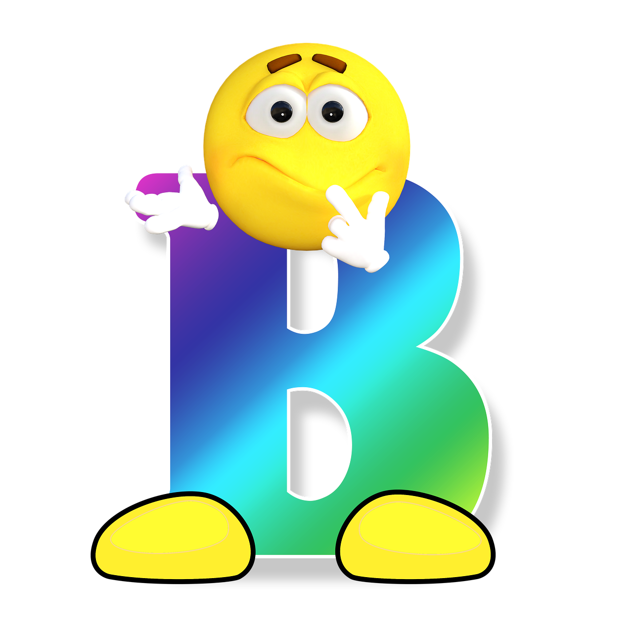 B